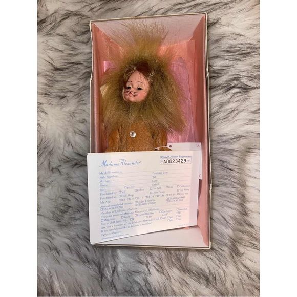 Vintage Madame Alexander Cowardly Lion 8 Inch Doll collectors doll - Picture 3 of 4